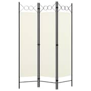 Vidaxl 3-panel Room Divider Cream White 120x180 Cm