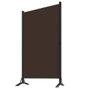 Vidaxl 3-panel Room Divider Brown 260x180 Cm