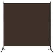 Vidaxl 1-panel Room Divider Brown 175x180 Cm