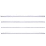 Vidaxl Wall Spikes 4 Pcs 1 M Galvanised Steel