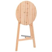 Vidaxl Foldable Bar Table 78 Cm Fir Wood