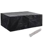 Vidaxl Garden Furniture Cover 8 Eyelets 242x162x100 Cm