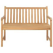 Vidaxl Garden Bench 114 Cm Solid Teak Wood
