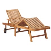 Vidaxl Sun Lounger Solid Teak Wood