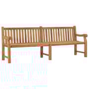 Vidaxl Garden Bench 228 Cm Solid Teak Wood