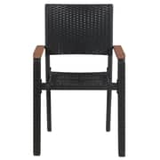 Vidaxl Outdoor Chairs 2 Pcs Poly Rattan Black