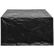 Vidaxl Garden Furniture Cover 6 Person Poly Rattan Set 8 Eyelets 172 X 113cm