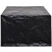 Vidaxl Garden Furniture Cover 4 Person Poly Rattan Set 8 Eyelets 113 X 113cm