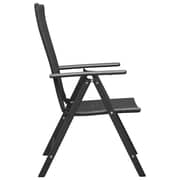 Vidaxl Garden Chairs 4 Pcs Poly Rattan Black