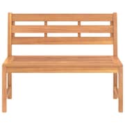 Vidaxl Garden Bench 114 Cm Solid Teak Wood