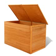 Vidaxl Garden Storage Box 126x72x72 Cm Wood
