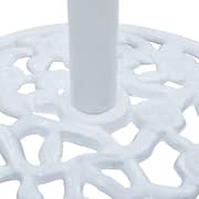 Vidaxl Umbrella Base White 12 Kg 48 Cm Cast Iron