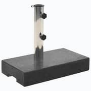 Vidaxl Parasol Base Granite 25 Kg Rectangular Black
