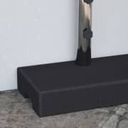 Vidaxl Parasol Base Granite 25 Kg Rectangular Black
