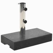Vidaxl Parasol Base Granite 25 Kg Rectangular Black