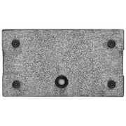 Vidaxl Parasol Base Granite 25 Kg Rectangular Black