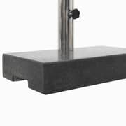 Vidaxl Parasol Base Granite 25 Kg Rectangular Black