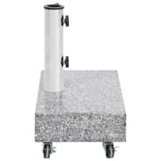 Vidaxl Umbrella Base Light Grey 45x25x8.3 Cm Granite