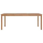 Vidaxl Garden Table 200x100x77 Cm Solid Teak Wood