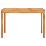 Vidaxl Garden Dining Table 120x70x77 Cm Solid Teak Wood