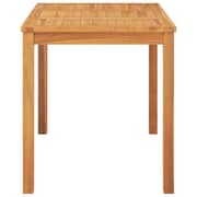Vidaxl Garden Dining Table 120x70x77 Cm Solid Teak Wood