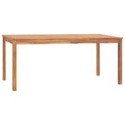 Vidaxl Garden Dining Table 180x90x77 Cm Solid Teak Wood