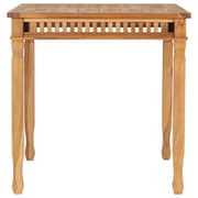 Vidaxl Garden Dining Table 80x80x80 Cm Solid Teak Wood
