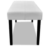 White High Quality Artificial Leather Bench
