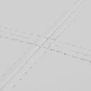 White High Quality Artificial Leather Bench