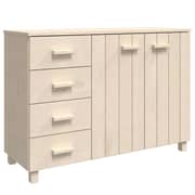 vidaXL Sideboard HAMAR Honey Brown 113x40x80 cm Solid Wood Pine