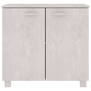 vidaXL Sideboard HAMAR White 85x35x80 cm Solid Wood Pine
