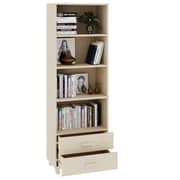vidaXL Highboard HAMAR Honey Brown 60x35x180 cm Solid Wood Pine