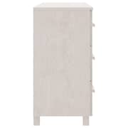 vidaXL Sideboard HAMAR White 90x40x80 cm Solid Pinewood