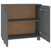 vidaXL Sideboard HAMAR Dark Grey 85x35x80 cm Solid Wood Pine