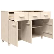 vidaXL Sideboard HAMAR Honey Brown 113x40x80 cm Solid Wood Pine