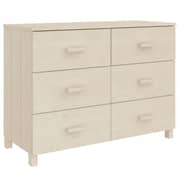 vidaXL Sideboard HAMAR Honey Brown 113x40x80 cm Solid Wood Pine