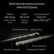 أسوس زينبوك 14X أوليد لابتوب Space Edition UX5401ZAS-OLED007W - Core i7 2.3 جيجا هرتز 16 جيجابايت 1 تيرابايت ويندوز 10 14 بوصة 2.8 كيلو تيتانيوم زيرو-جي لوحة مفاتيح باللغتين العربية والإنجليزية
