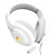 Redragon H260W RGB Wired Over Ear Gaming Headset White