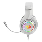 Redragon H260W RGB Wired Over Ear Gaming Headset White