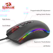 Redragon M711 Cobra Rgb Optical Gaming Mouse