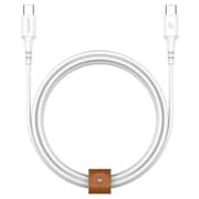 Blupebble PowerFlow USB Type-C To USB Type-C Cable 1.2m White