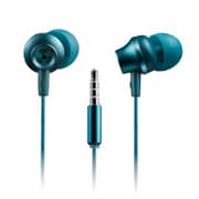 Canyon Sep-3 Stereo Earphones With Microphone Metallic Shell Cable Length 1.2m Blue-Green