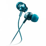 Canyon Sep-3 Stereo Earphones With Microphone Metallic Shell Cable Length 1.2m Blue-Green