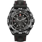 Swiss Military SM-WCH-DOM1-S-BLK Dom Smart Watch With Silicon Strap Black