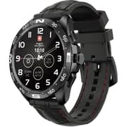 Swiss Military SM-WCH-DOM1-S-BLK Dom Smart Watch With Silicon Strap Black