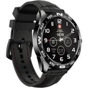 Swiss Military SM-WCH-DOM1-S-BLK Dom Smart Watch With Silicon Strap Black