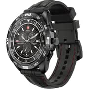 Swiss Military SM-WCH-DOM1-S-BLK Dom Smart Watch With Silicon Strap Black