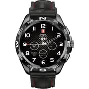 Swiss Military SM-WCH-DOM1-S-BLK Dom Smart Watch With Silicon Strap Black