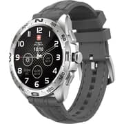 Swiss Military SM-WCH-DOM1-S-GRY Dom Smart Watch With Silicon Strap Grey