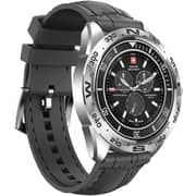 Swiss Military SM-WCH-DOM1-S-GRY Dom Smart Watch With Silicon Strap Grey
